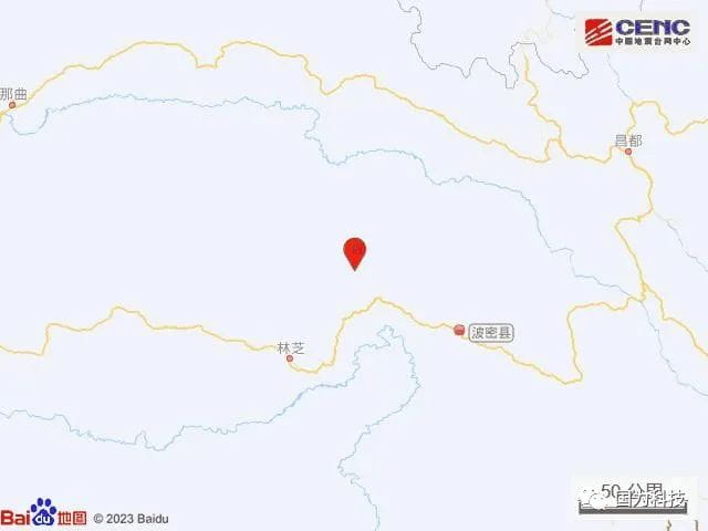 西藏林芝市波密县7月28日6时13分发生4.2级地震-1