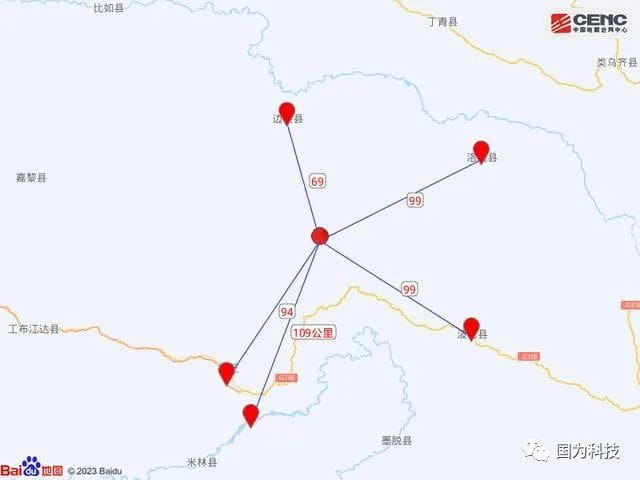 西藏林芝市波密县7月28日6时13分发生4.2级地震-4