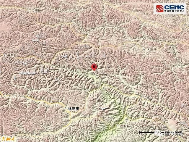 西藏林芝市波密县7月28日6时13分发生4.2级地震-5